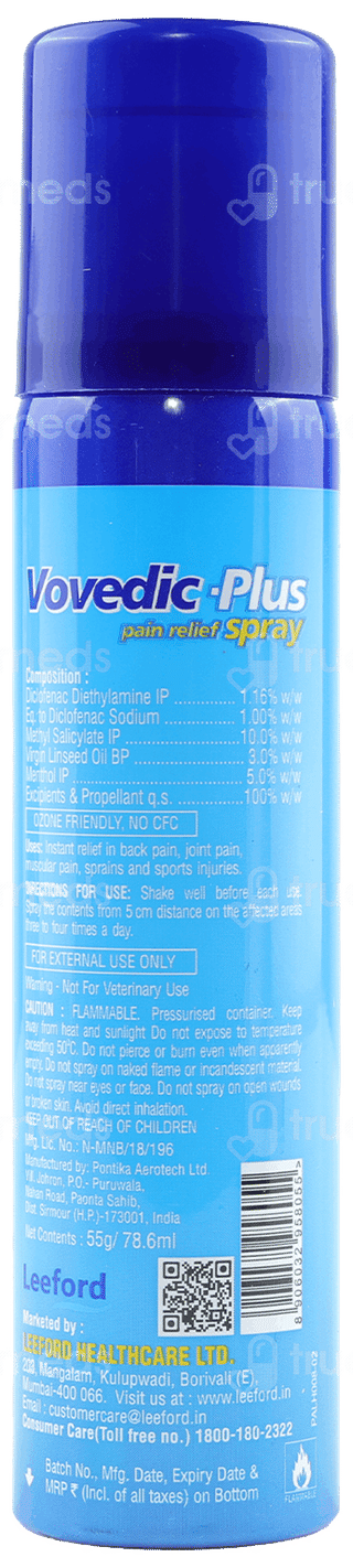 Vovedic Plus Spray 55Gm
